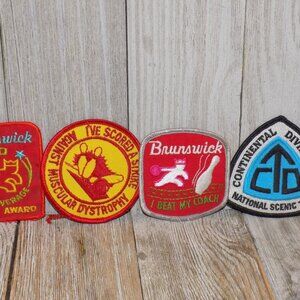 GROUP OF PATCHES, BOWLING PATCHES,  CRAFTS